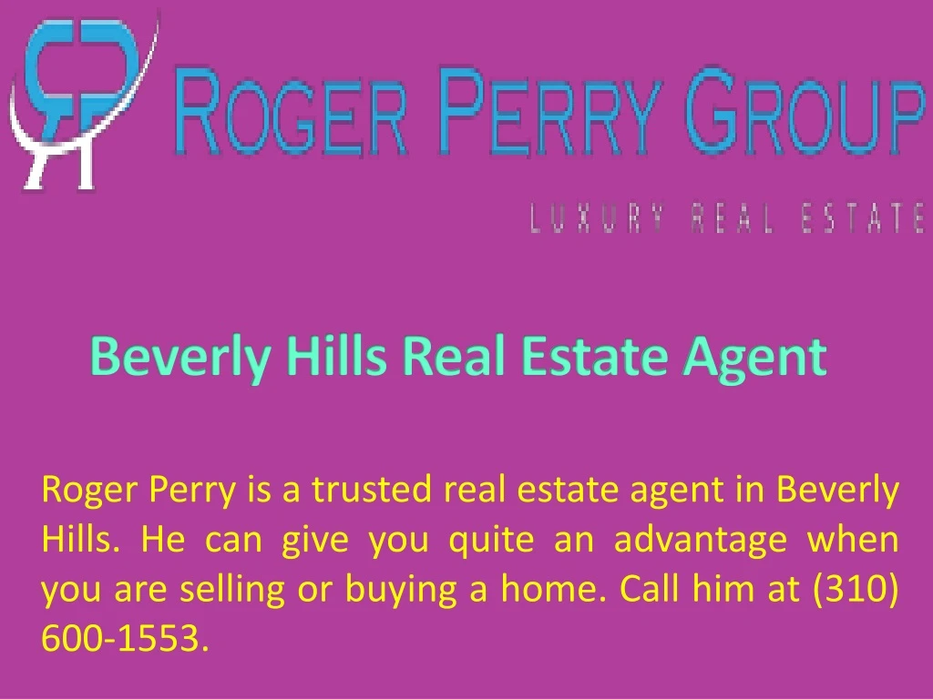 beverly hills real estate agent