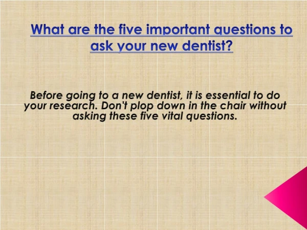 dentist in Brentwood