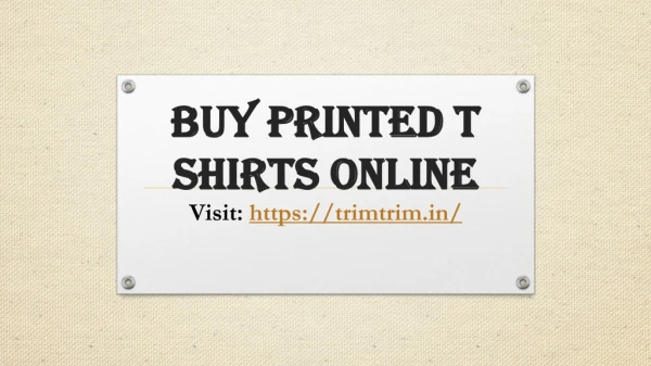buy printed t shirts online