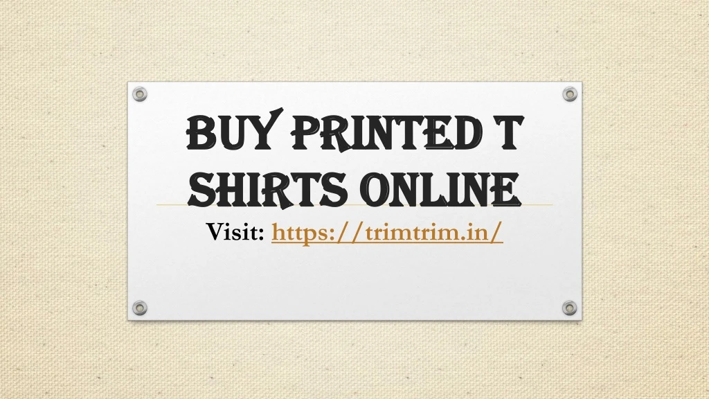 buy printed t shirts online
