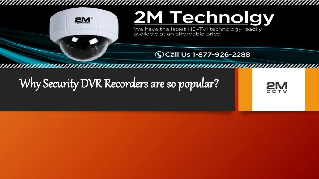 why security dvr recorders are so popular