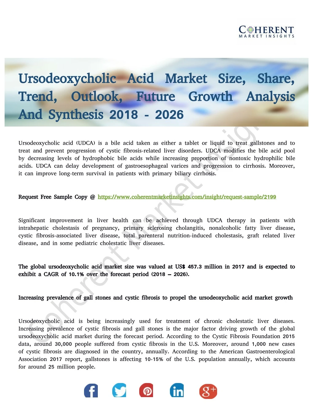 ursodeoxycholic acid market size share