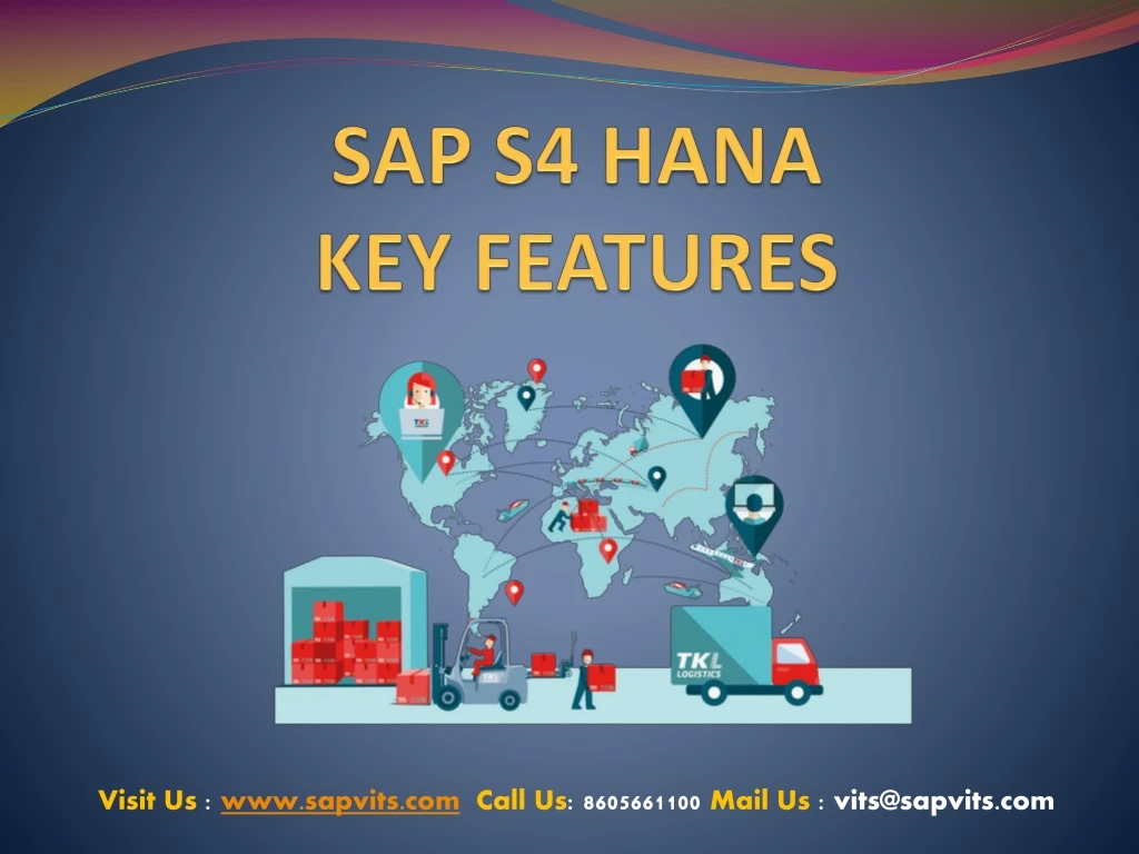 sap s4 hana key features