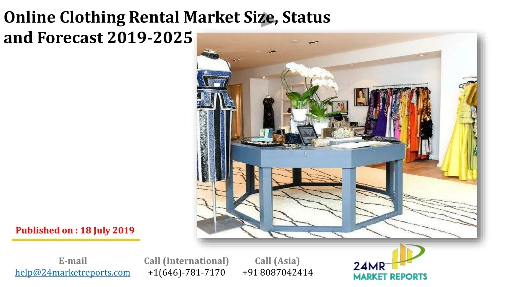 online clothing rental market size status