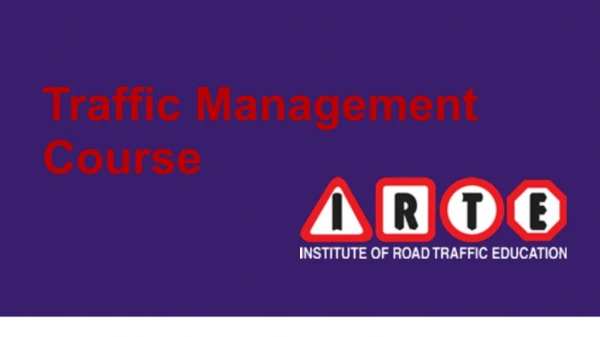 Traffic Management Course In India | IRTE