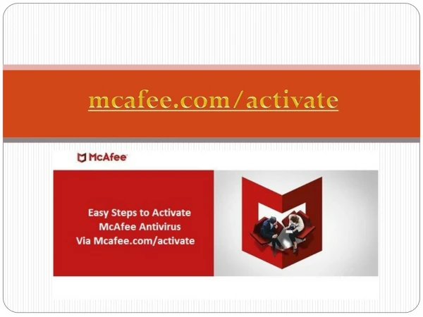 McAfee Activate - Mcafee Product Activation