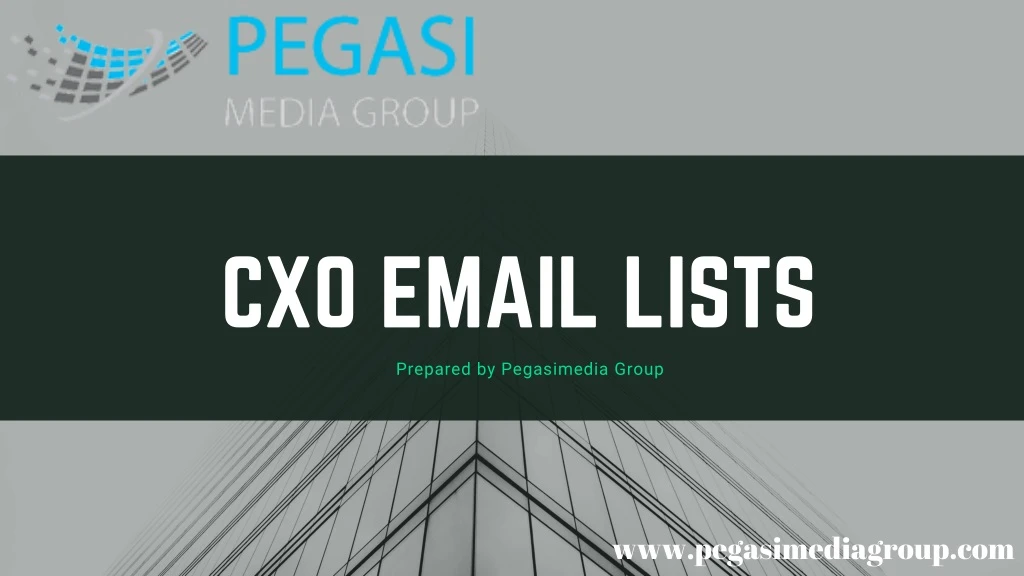 cxo email lists