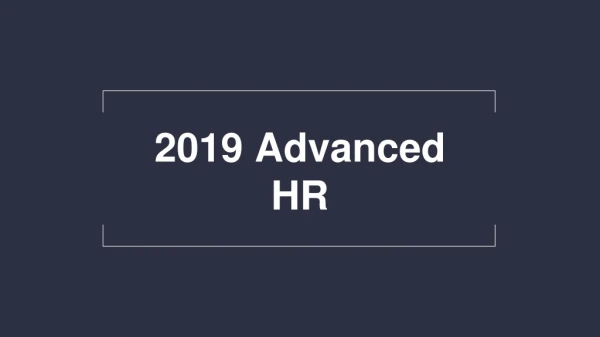 Best HR Solutions in India 2019