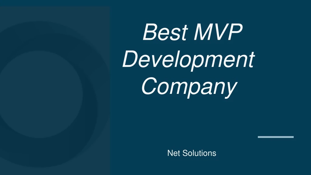 best mvp development company