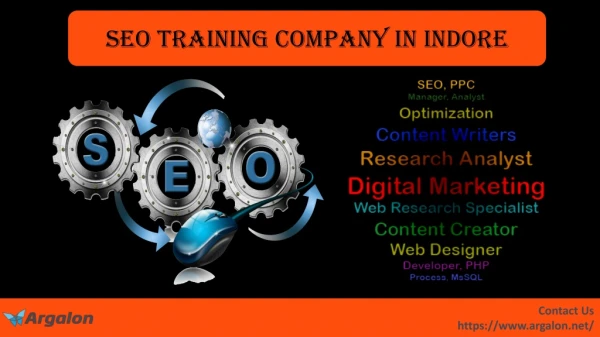 Strengthen your career with Argalon - SEO training company in Indore