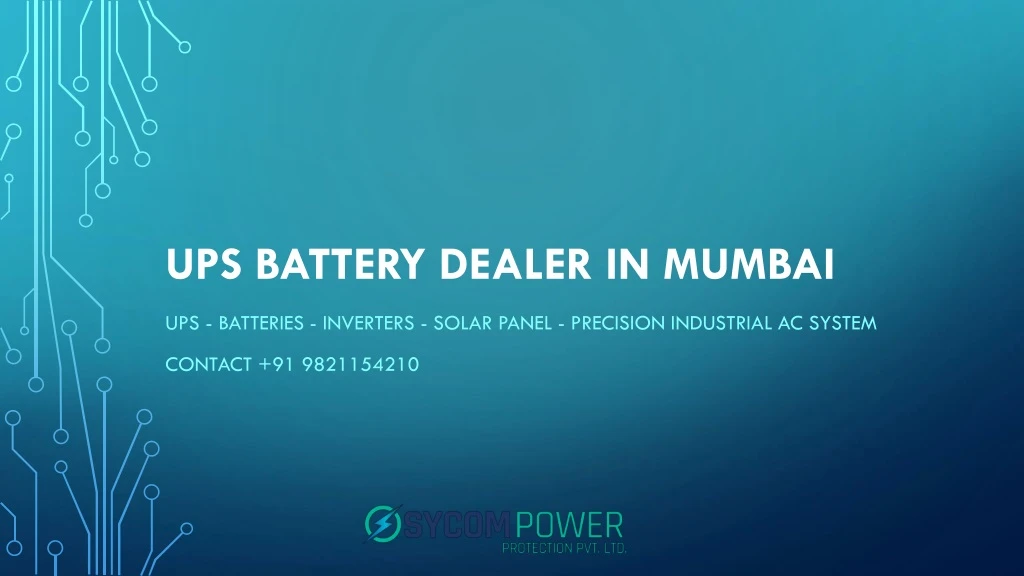 ups battery dealer in mumbai
