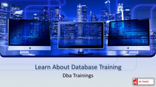 Database Training | DBA Trainings