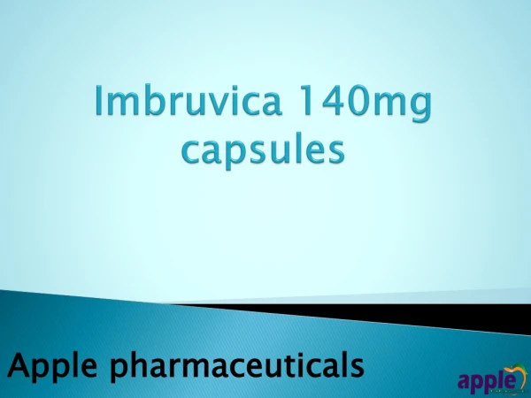 Imbruvica 140mg | Imbruvica 140mg capsules | Ibrutinib 140mg | Ibrutinib 140mg capsules