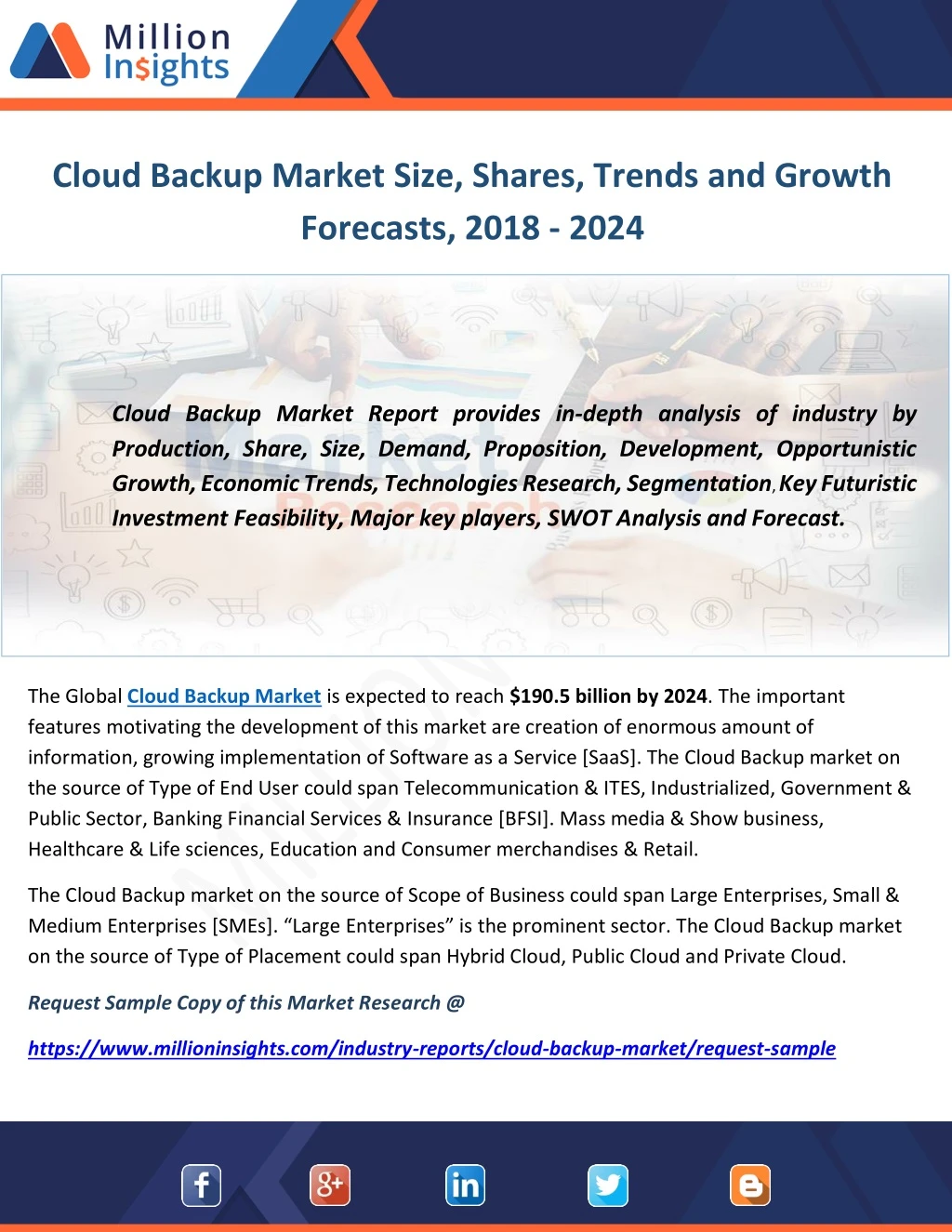 cloud backup market size shares trends and growth
