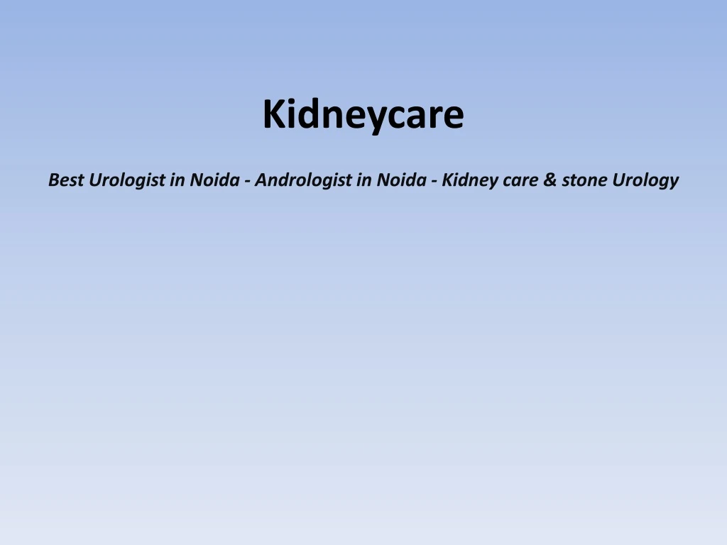 kidneycare