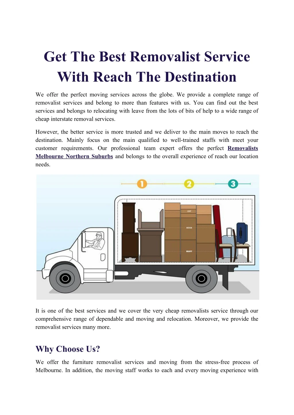 get the best removalist service with reach