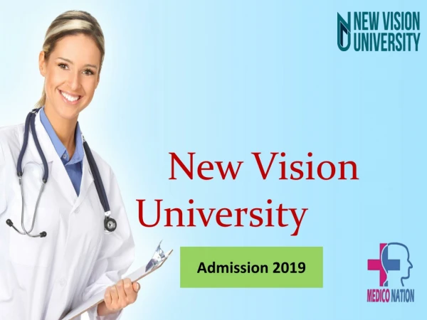 New vision university | MBBS in Georgia| New vision fee stucture