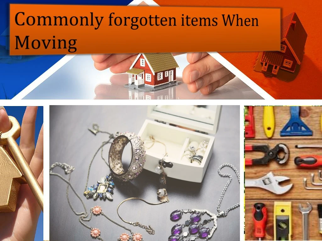 commonly forgotten items when moving