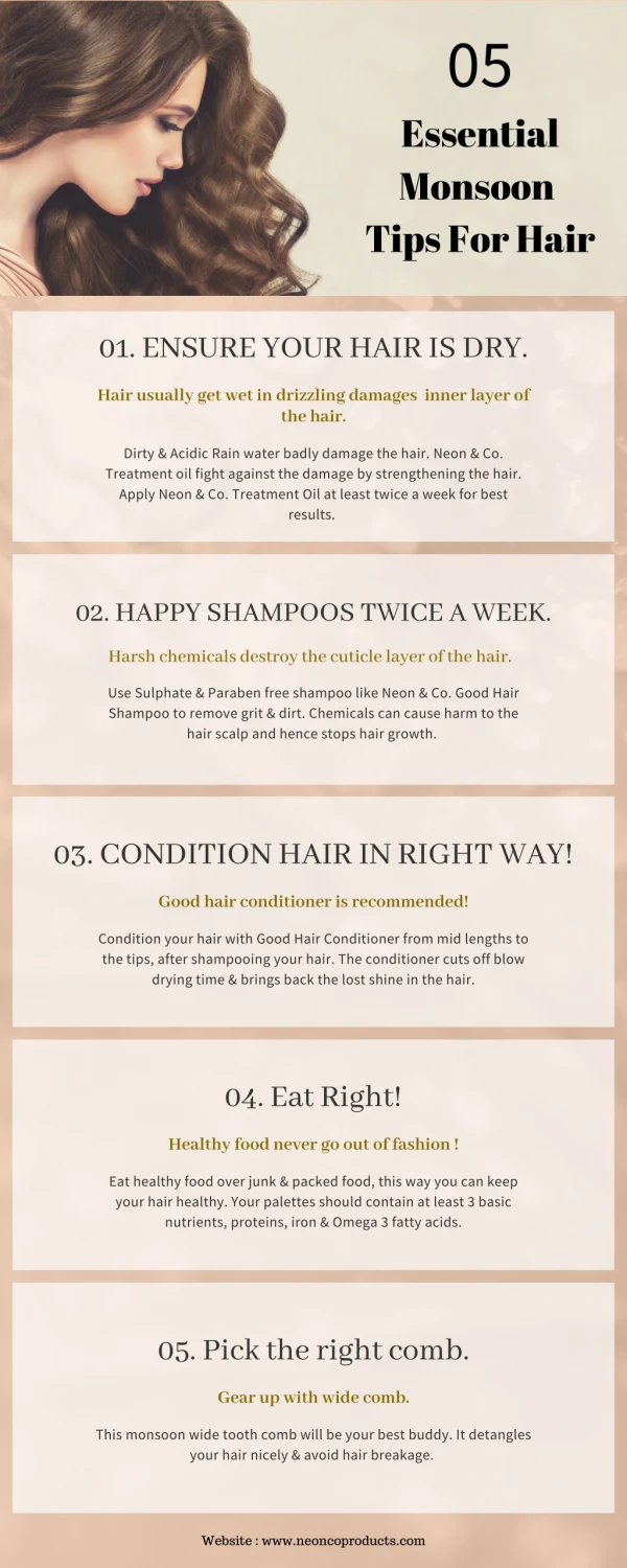 5 Must Know Hair Care Tips for Rainy Season
