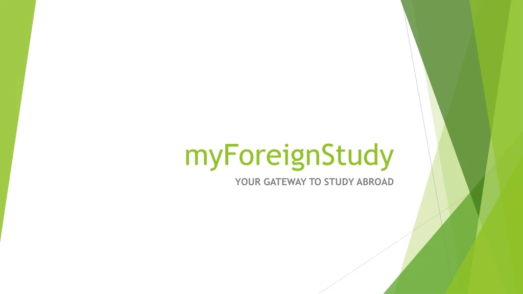 myforeignstudy your gateway to study abroad
