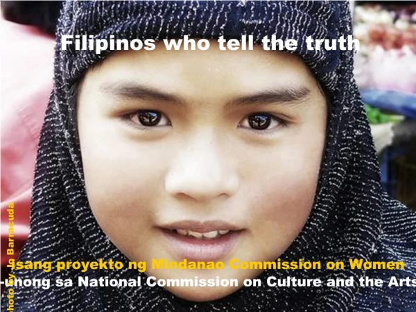 Filipinos who tell the truth