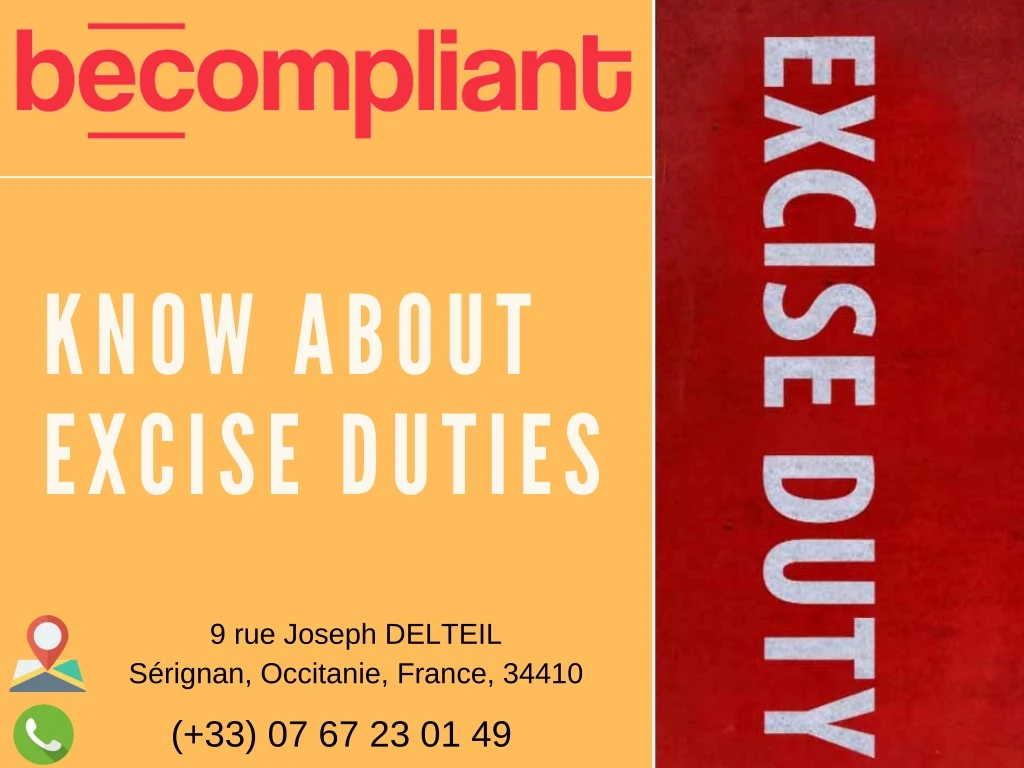 know a bout excise duties