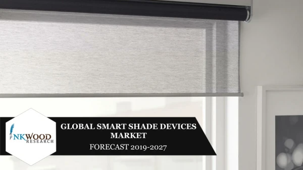 Global Smart Shade Devices Market | Trends, Share, Analysis 2019-2027