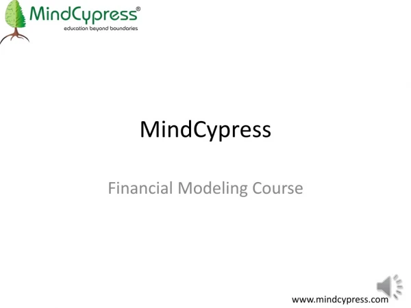 2019!! Financial Modeling Course & Analyst Certification }MindCypress
