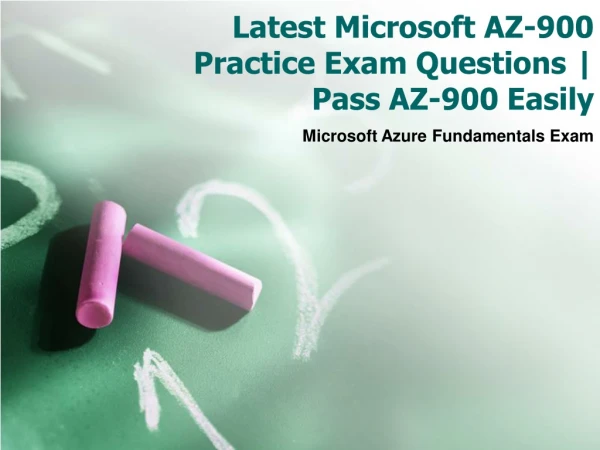 Microsoft AZ-900 Dumps - Here's What Microsoft Certified Say About It