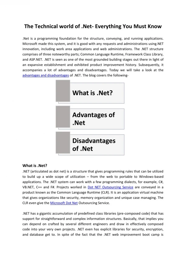 The Technical world of .Net- Everything you Must Know