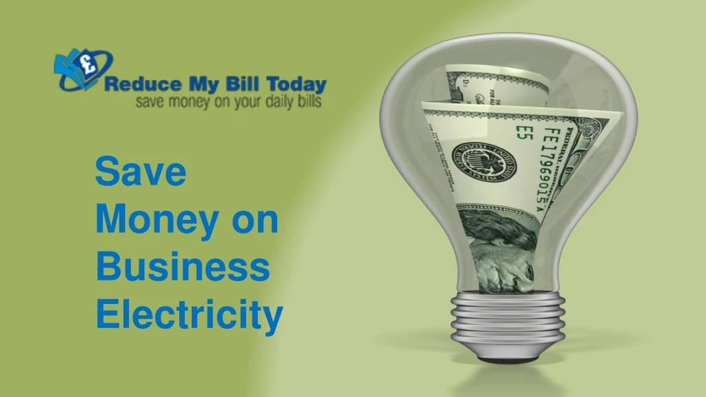save money on business electricity