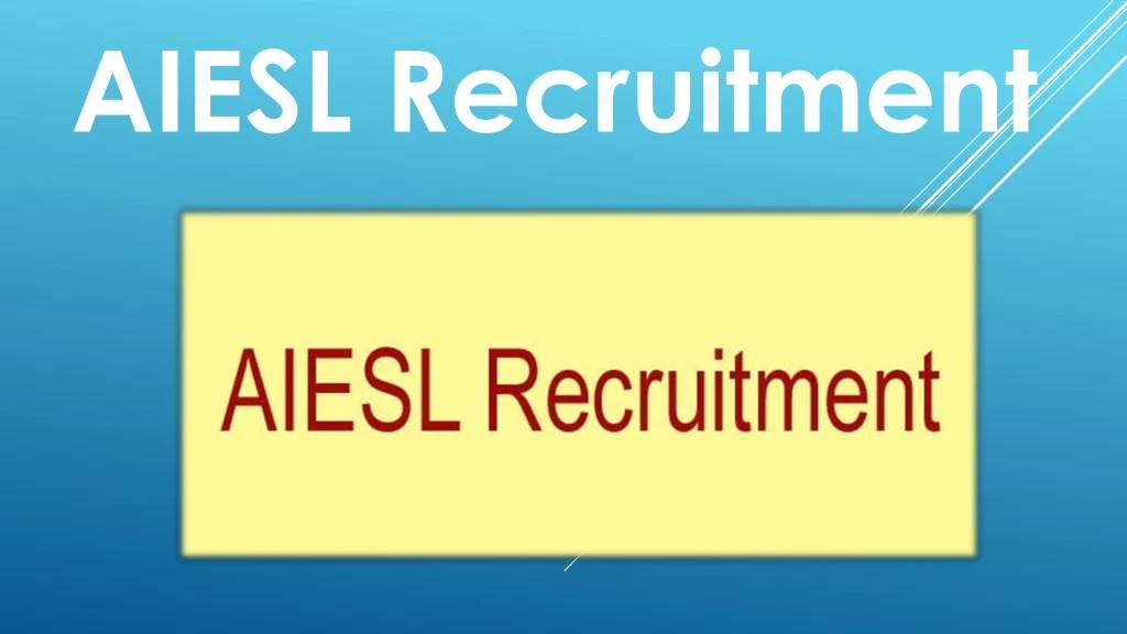 aiesl recruitment