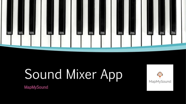 Sound Mixer App For iPhone MapMySound