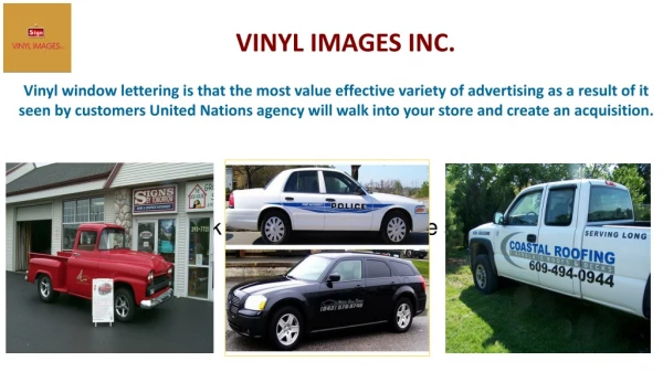 DOT Truck Lettering - VINYL IMAGES INC.