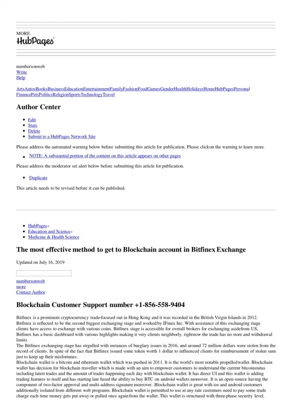 Blockchain Support number 1 {(856) 558-9404} any issue call us
