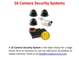 16 Camera Security Systems - slide 1