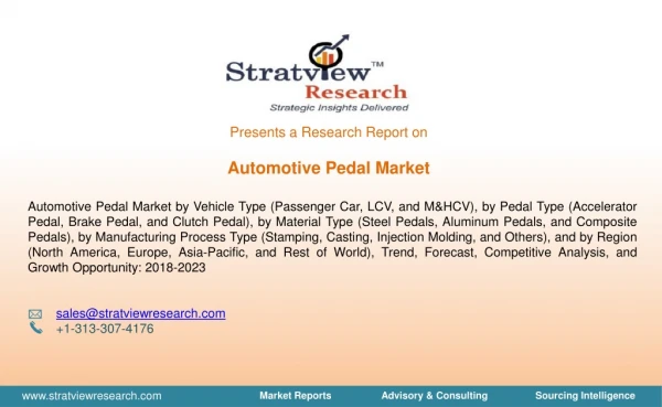 Automotive Pedal Market