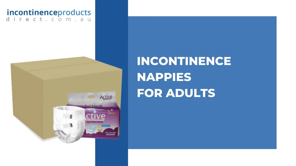 incontinence nappies for adults