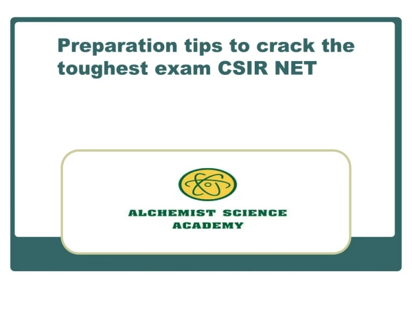 Preparation tips to crack the toughest exam CSIR-NET