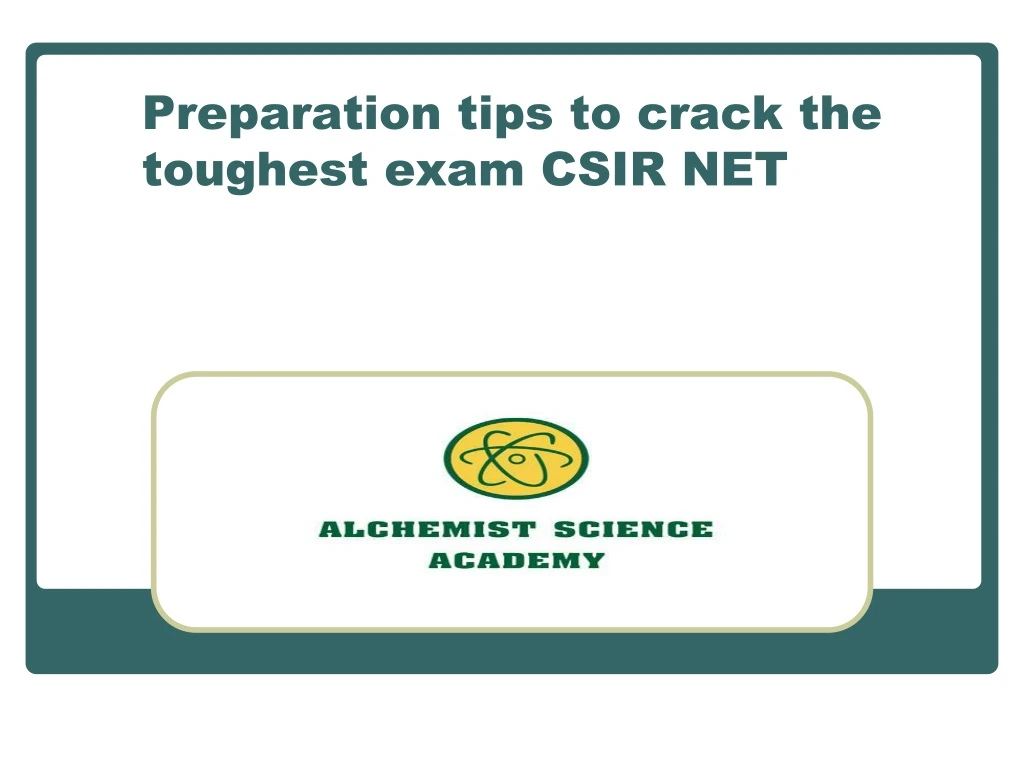 preparation tips to crack the toughest exam csir net