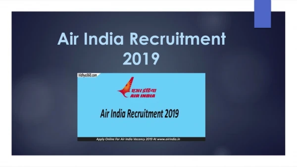 AIR India Recruitment 2019, Walk-In-Interview For 125 AME Vacancies
