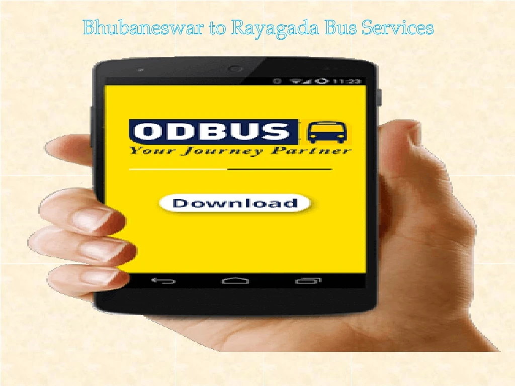 bhubaneswar to rayagada bus services