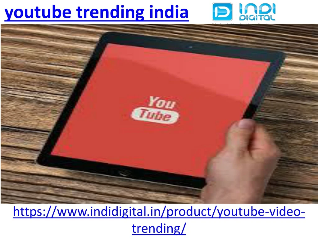 youtube trending india