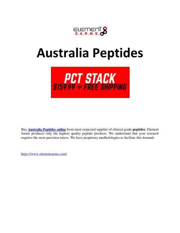 Australia Peptides