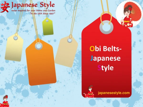 Obi belts-Japanesestyle
