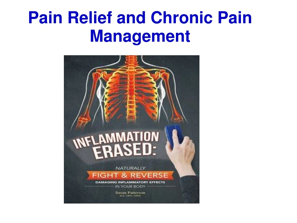 pain relief and chronic pain management