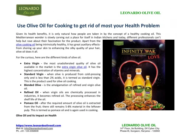 Use Olive Oil for Cooking to get rid of most your Health Problems