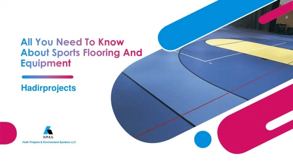 Sports flooring suppliers - Sports Equipment Suppliers