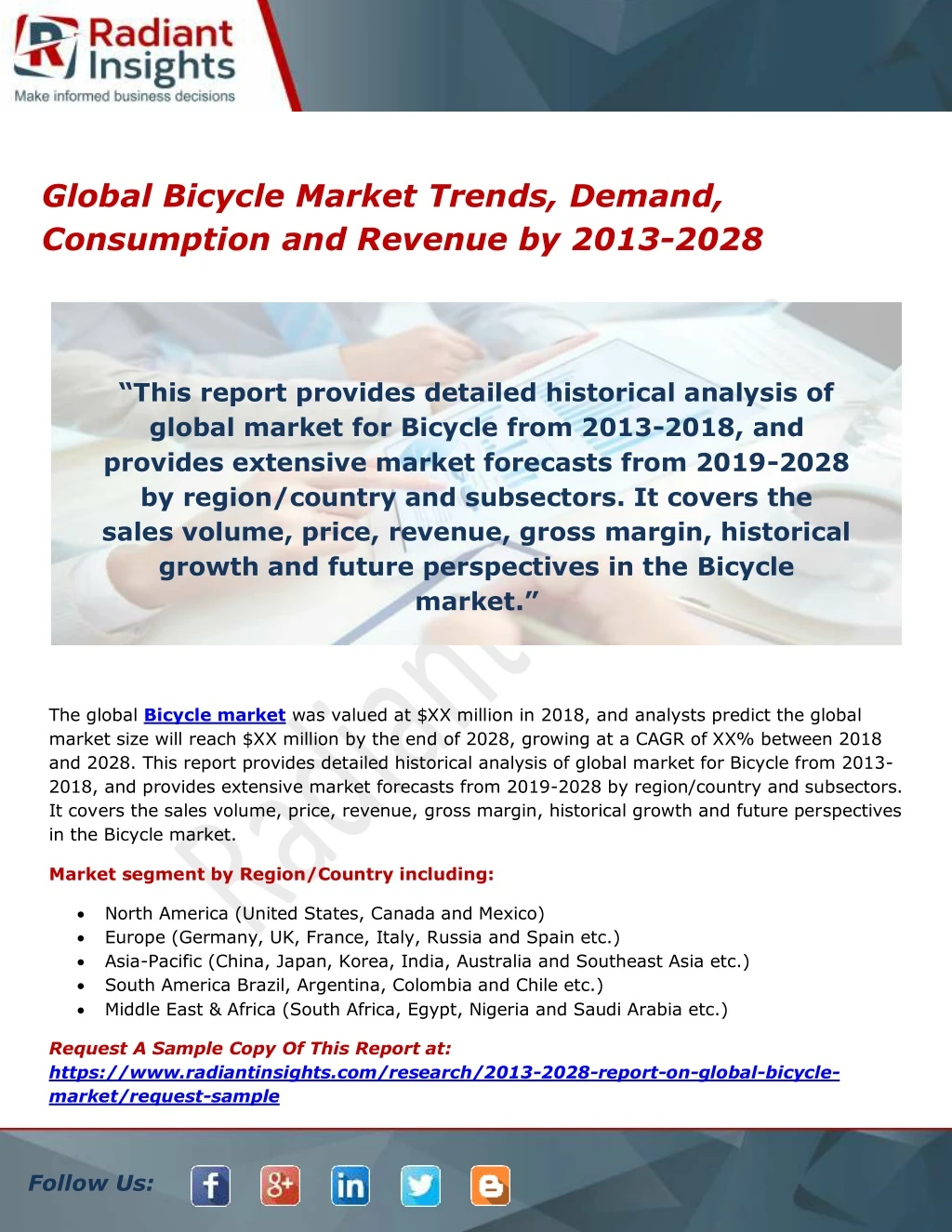 global bicycle market trends demand consumption