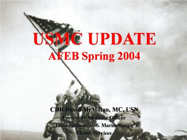 USMC UPDATE AFEB Spring 2004